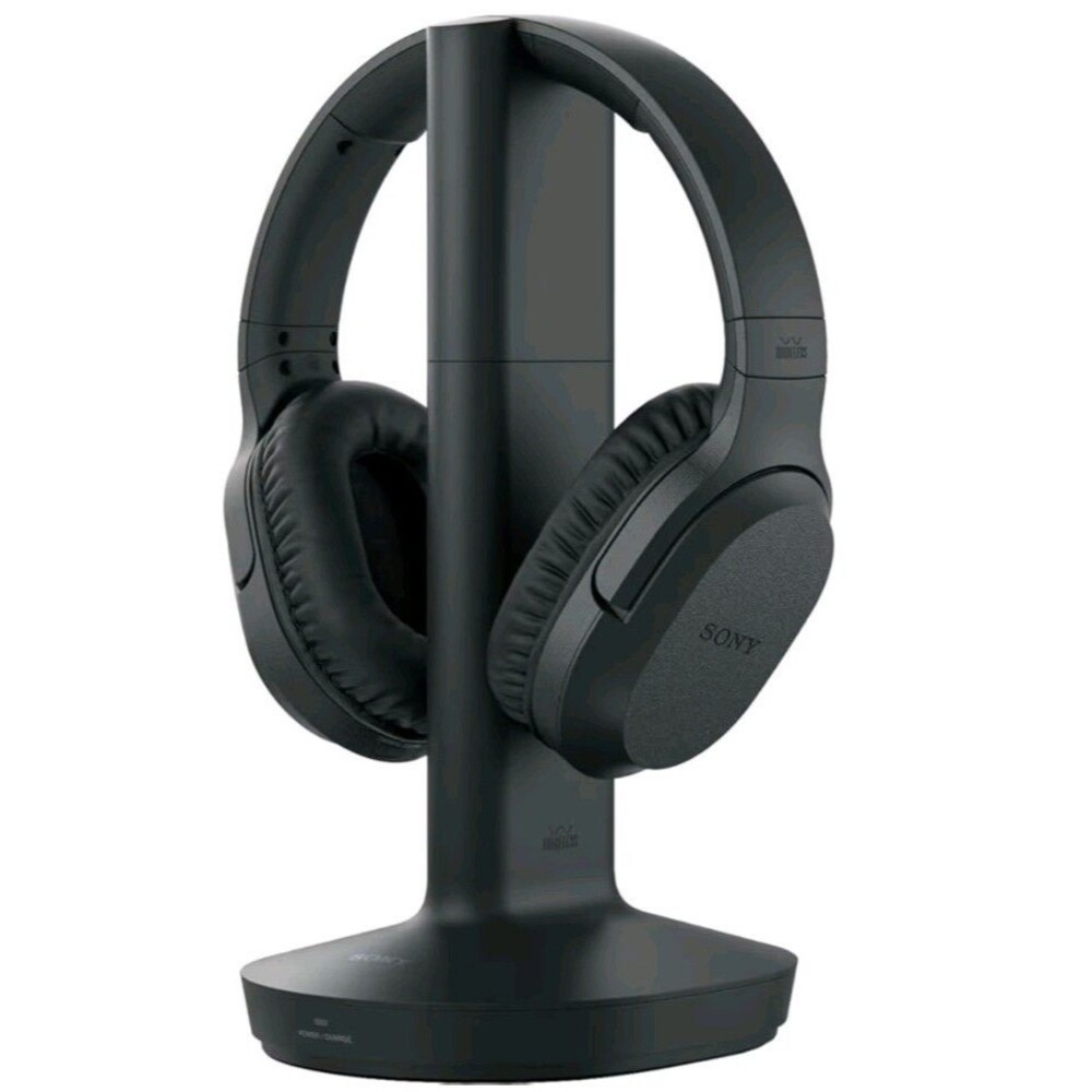 Sony - WHRF400 RF Wireless Headphones - Black *GREAT DEAL* *No RCA Cable *